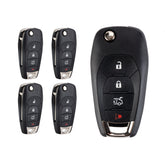 4 BTN Keyless Entry Remote 433MHZ Car Key Replacement for 2016-2019-Cruze XL8 Systems Only LXP-T004  KR-C4SD-05